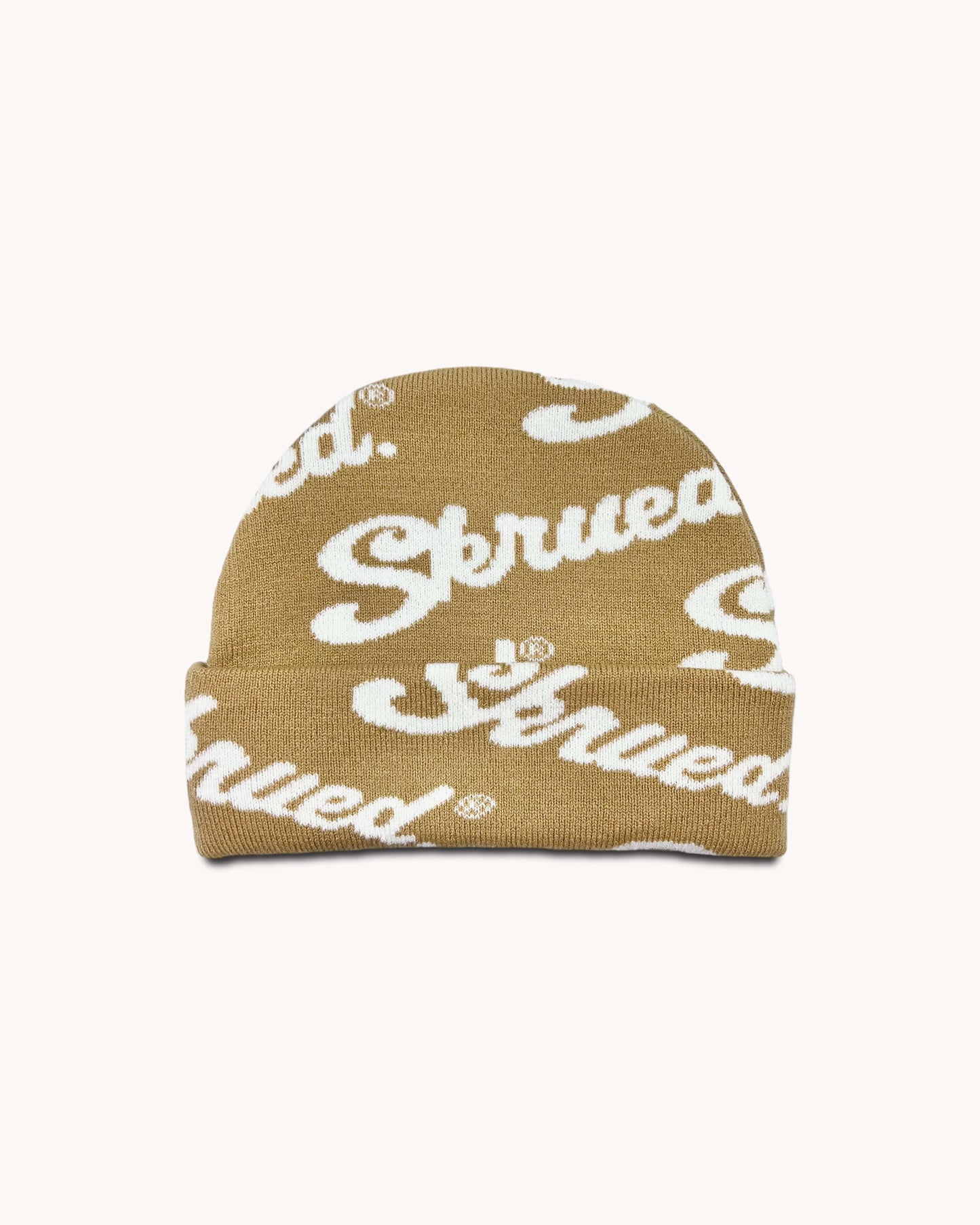 Chunky Logo Rib Knit Beanies