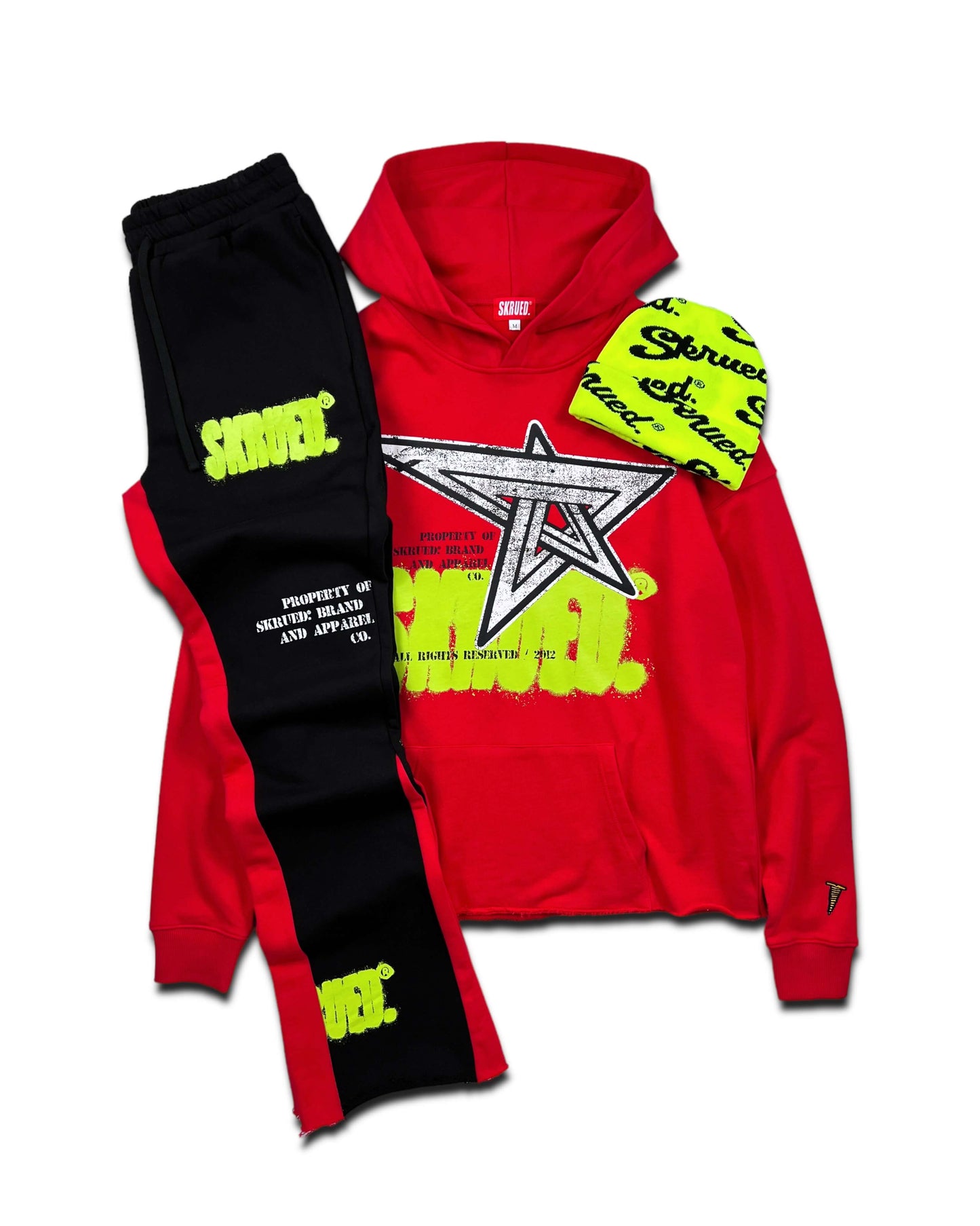 Energy Star Graffiti Flare Sweatpants