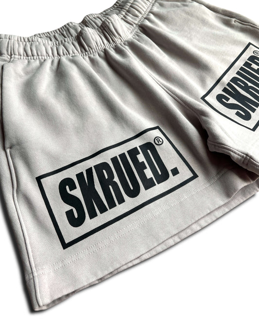 Classic Box Logo Sweat Shorts - Vintage Ivory