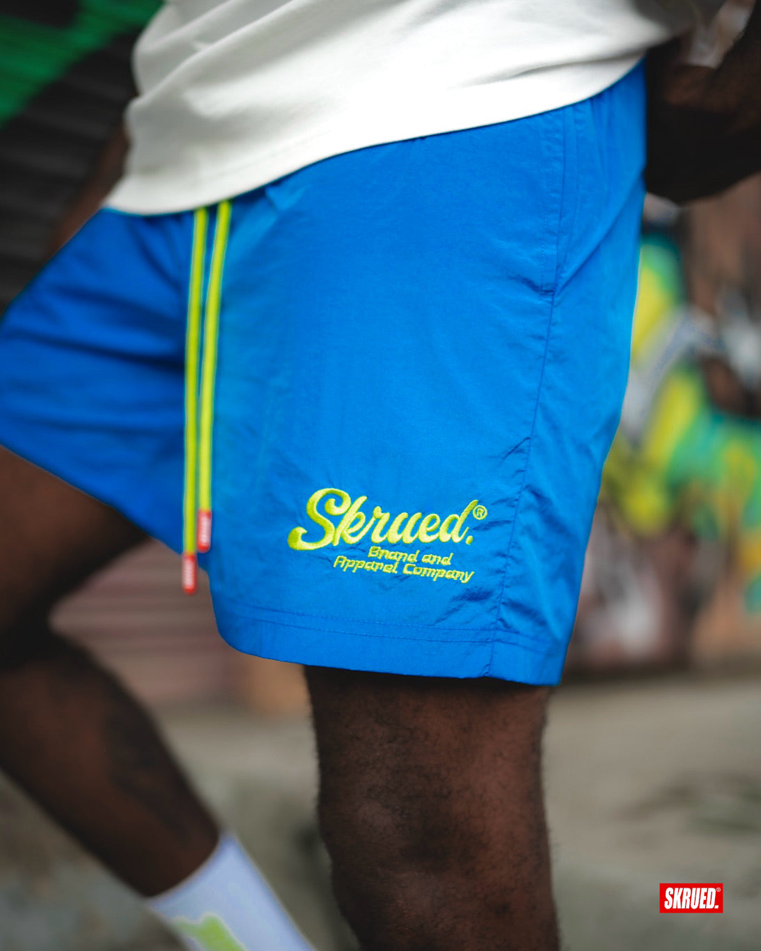 Chunky Logo Light Breeze Shorts - Summer Blue