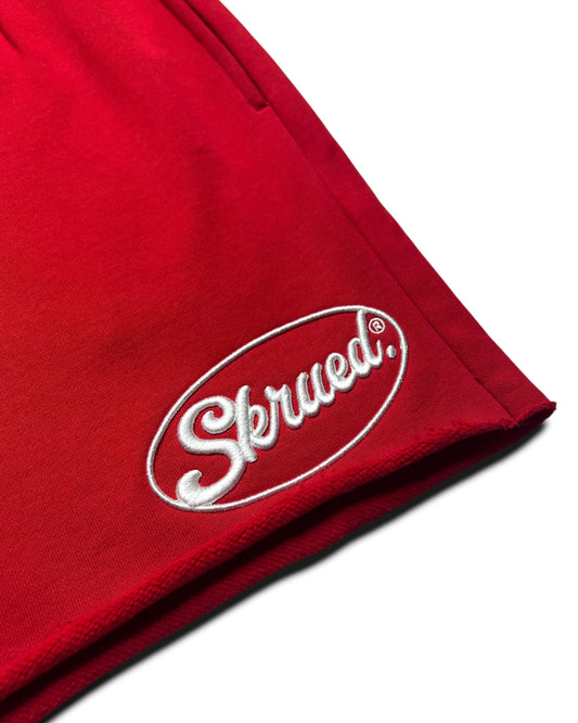 Chunky Oval Shorts - Red