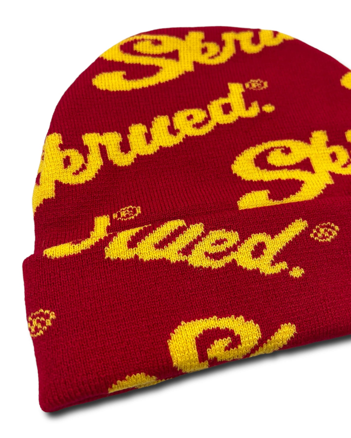 Chunky Logo Rib Knit Beanies