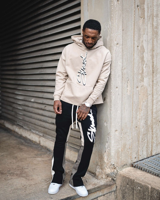 SKRUED Up Logo Flare Sweatpants