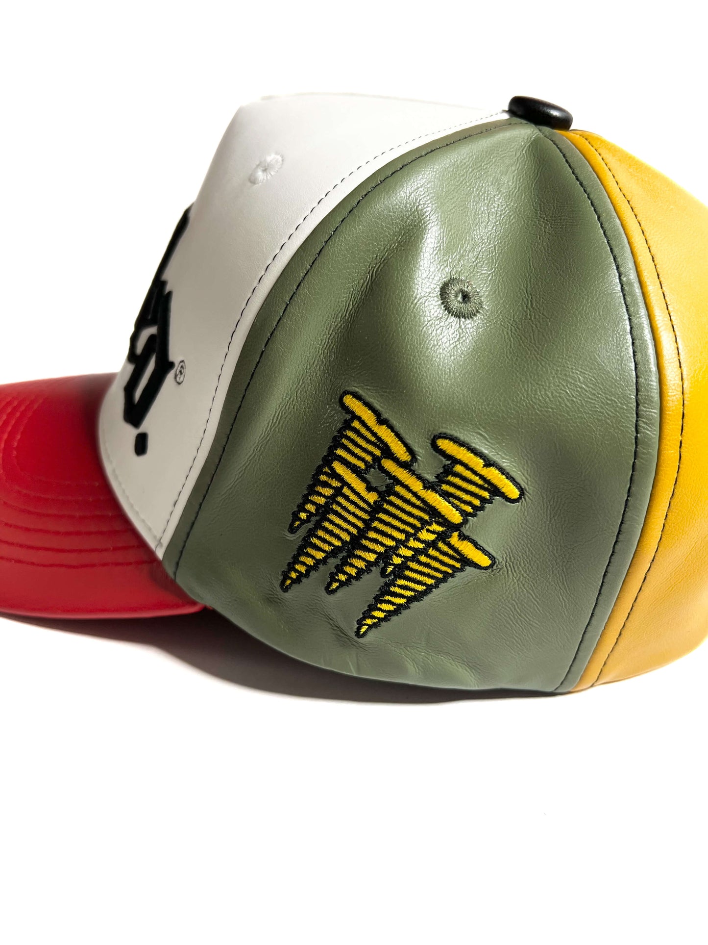 What The?! Logo Leather Hat