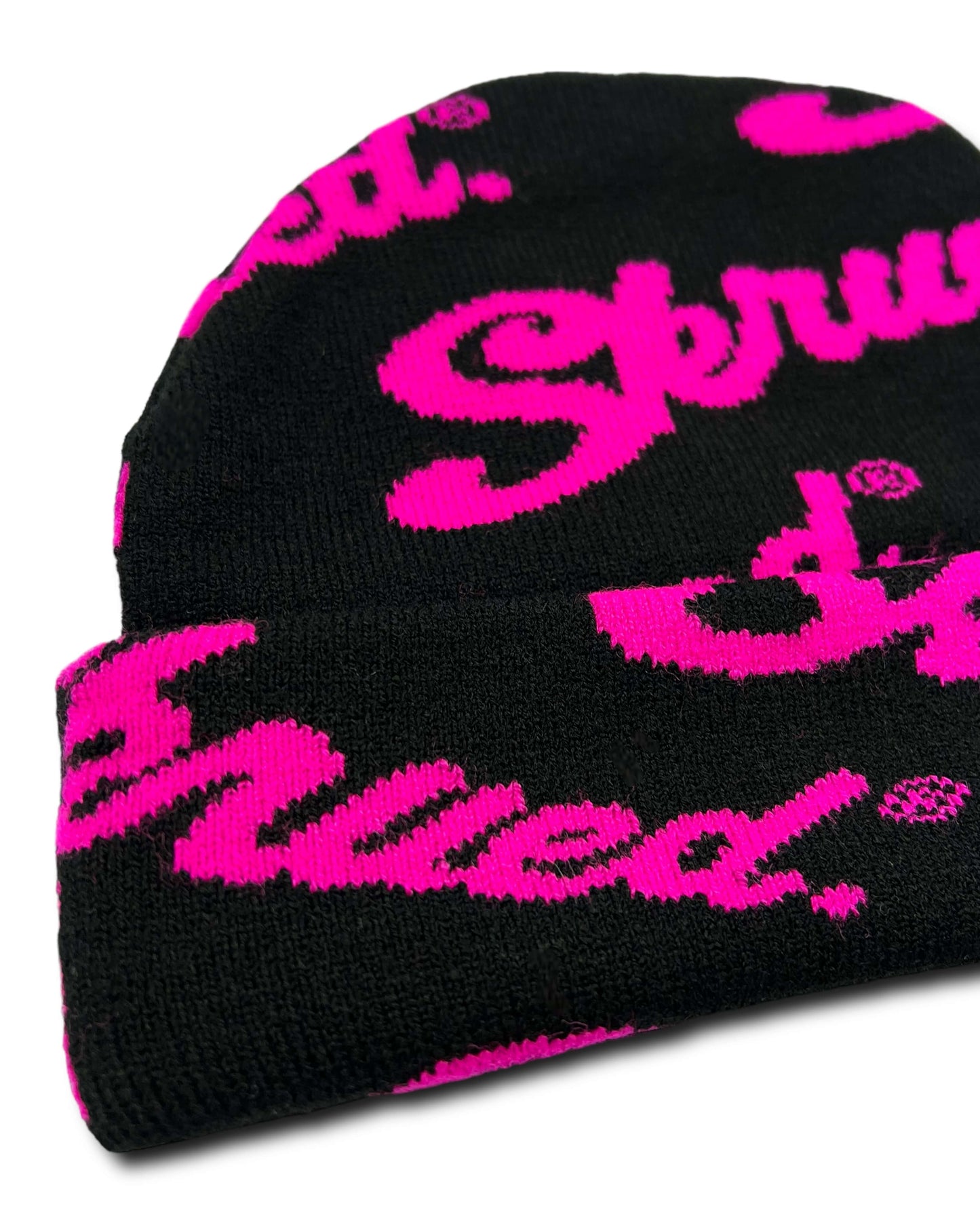 Chunky Logo Rib Knit Beanies