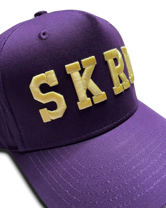 SKRD Logo Snapback Hat - Purple