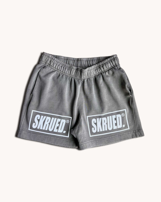 Classic Box Logo Sweat Shorts - Vintage Grey