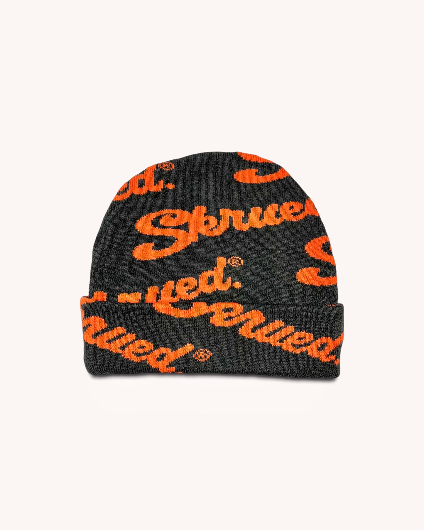 Chunky Logo Rib Knit Beanies