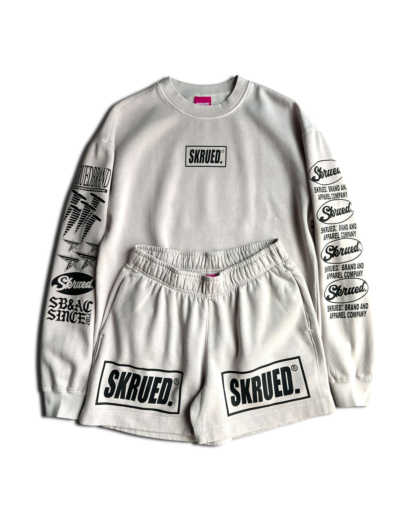 Classic Box Logo Sweat Shorts - Vintage Ivory