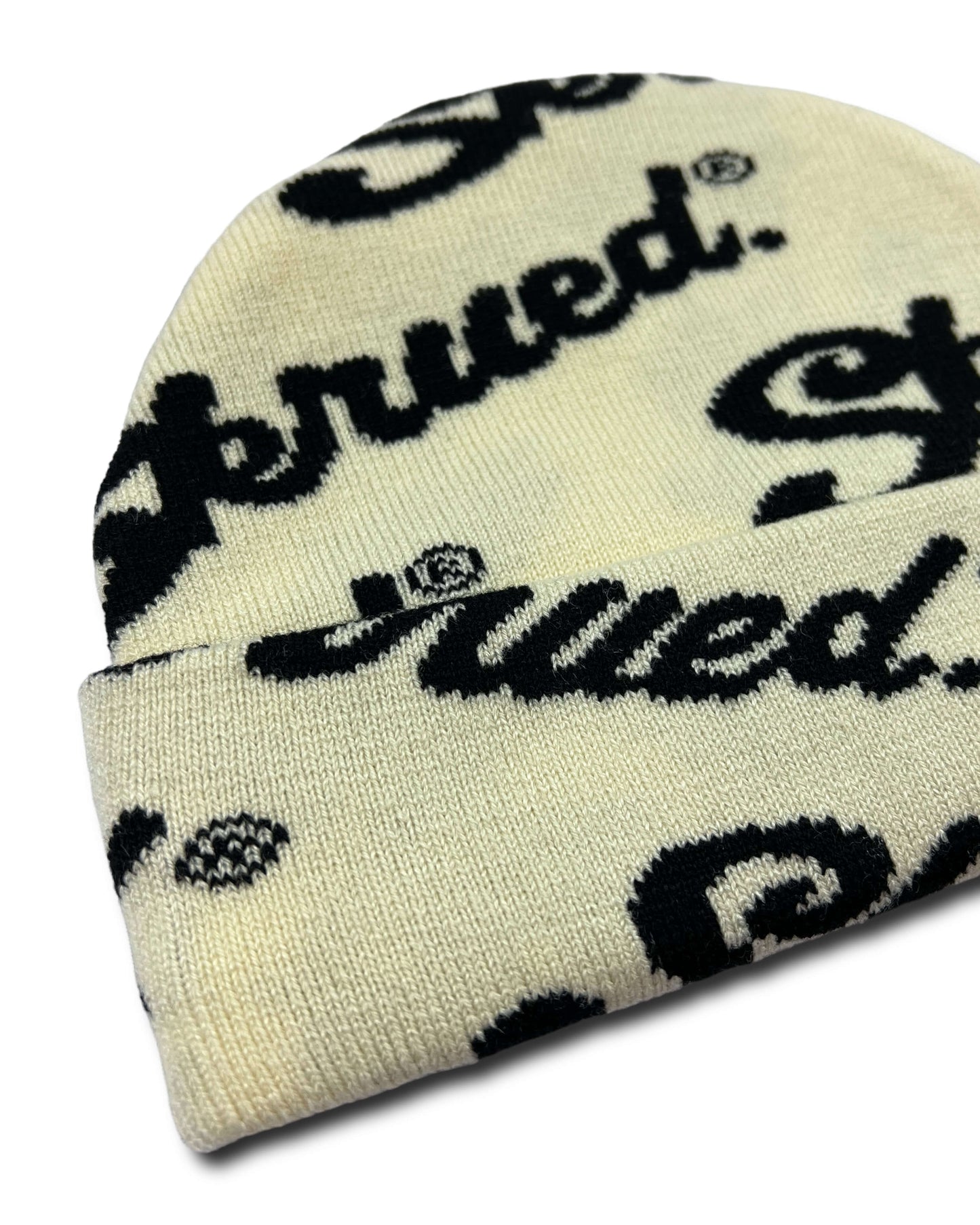 Chunky Logo Rib Knit Beanies