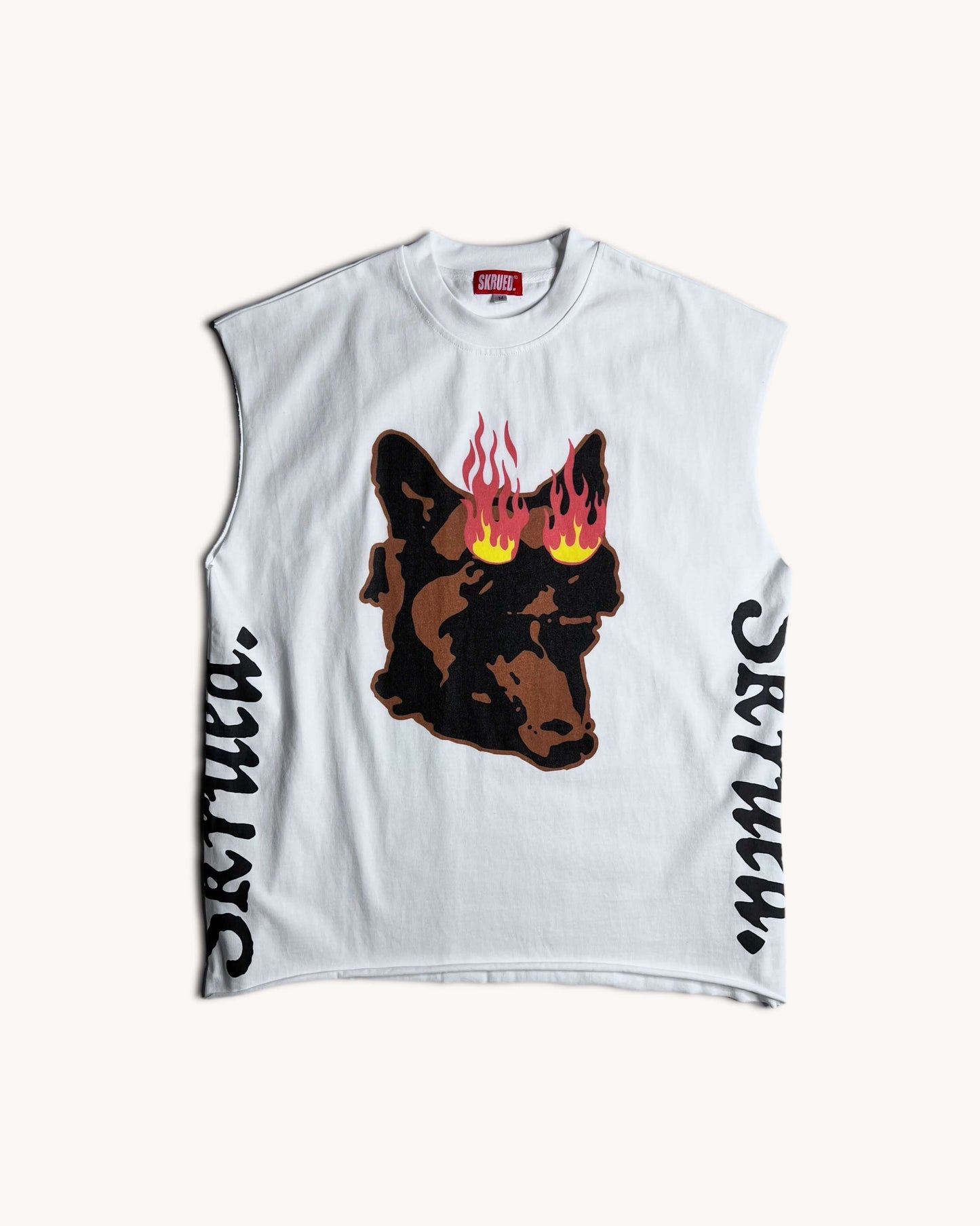 Mad Dawg Sleeveless Raw Hem Tee