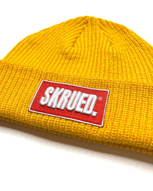 Classic Patch Beanie - Yellow
