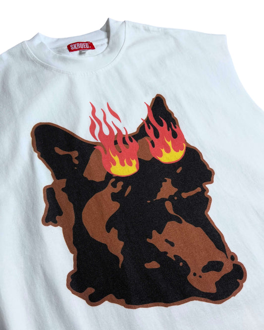 Mad Dawg Sleeveless Raw Hem Tee