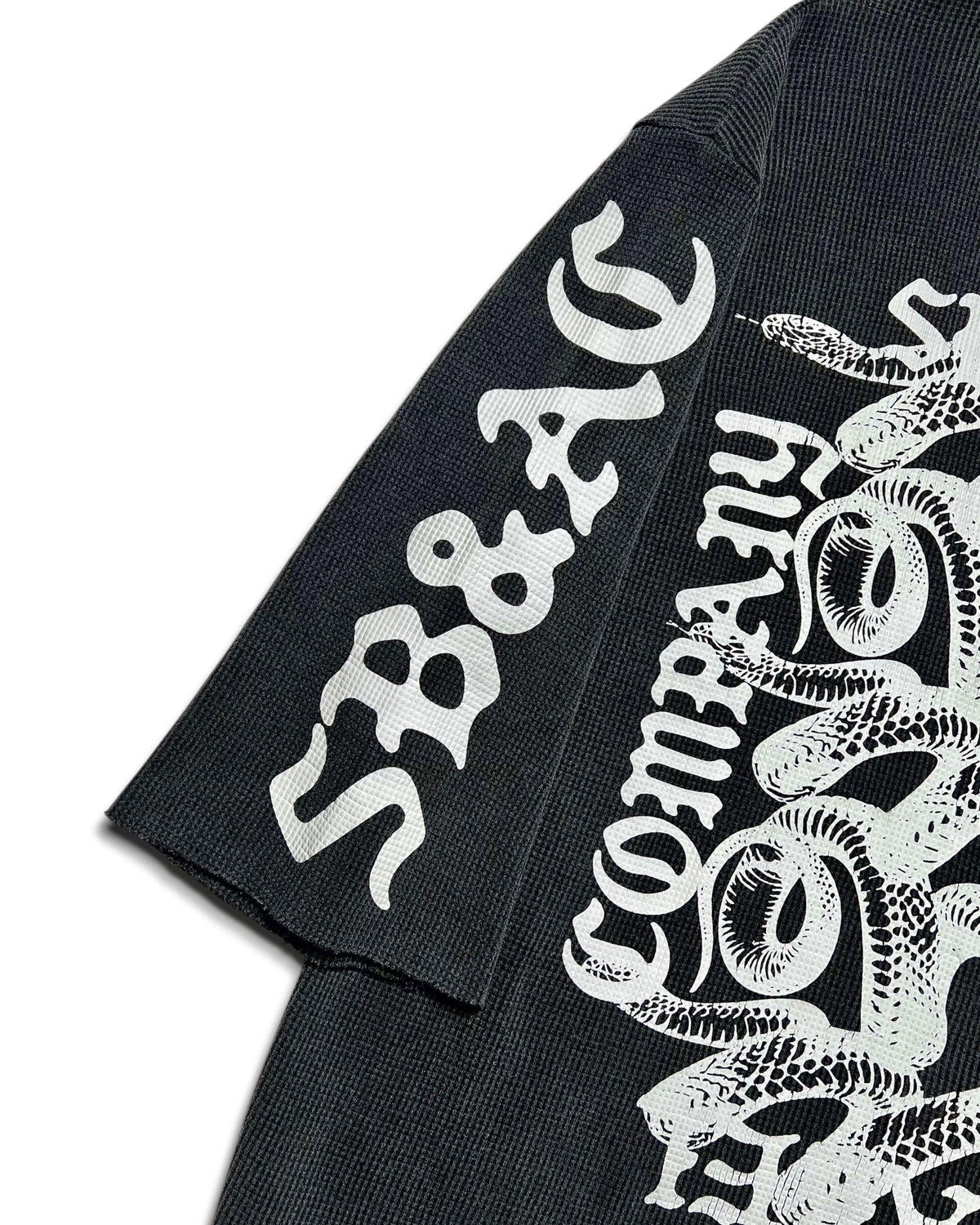 Snake Pit Raw Hem Thermal - Gun Metal
