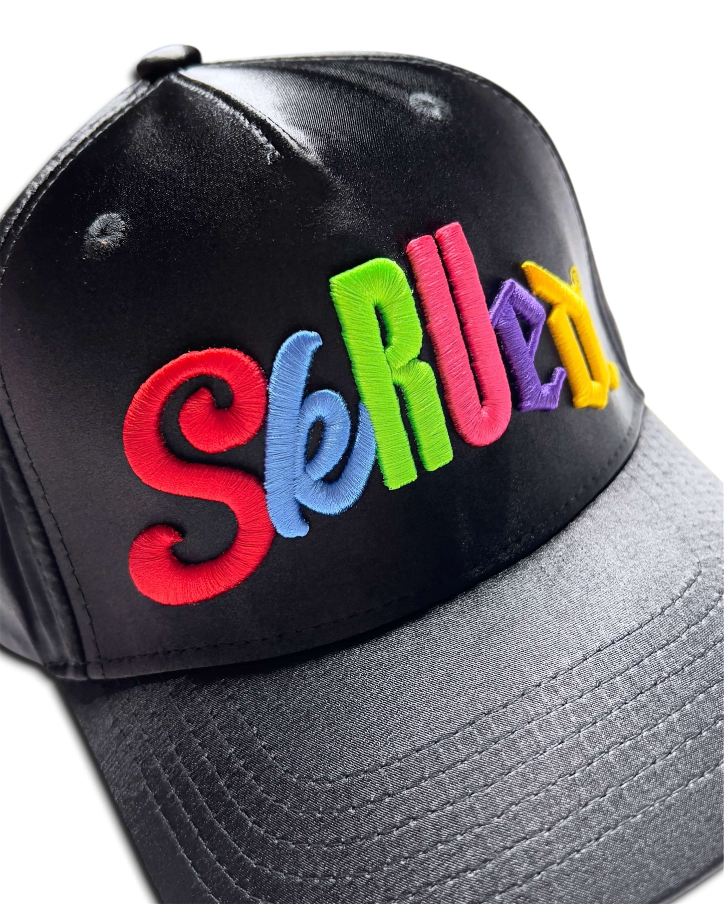 WHAT THE?! Logo Satin Hat