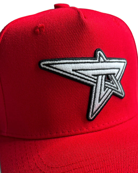 Energy Star Logo Snapback Hat - Red