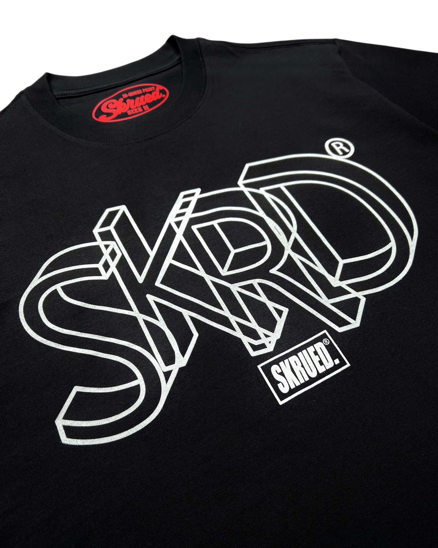 Geometric SKRD Tee - Black