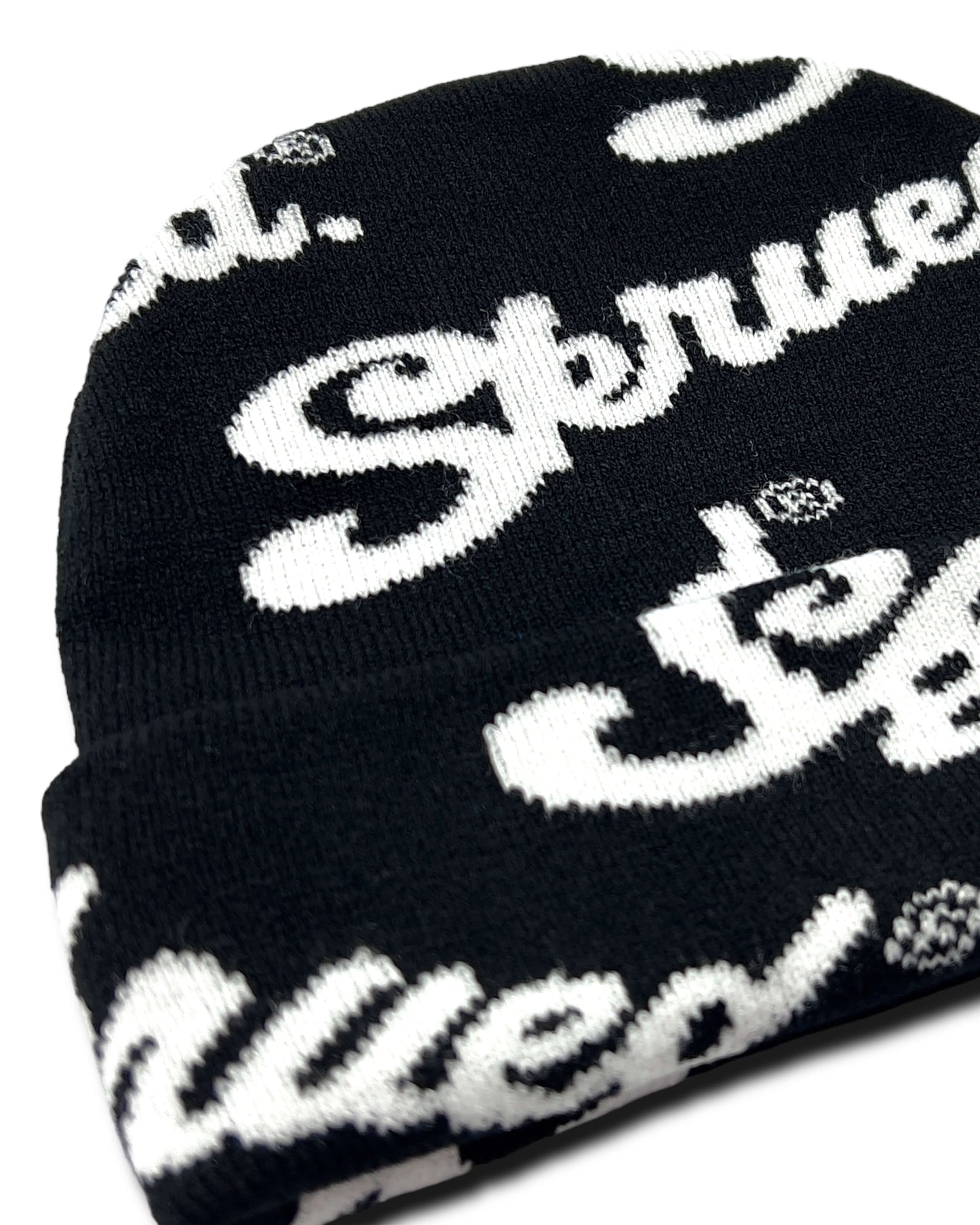 Chunky Logo Rib Knit Beanies