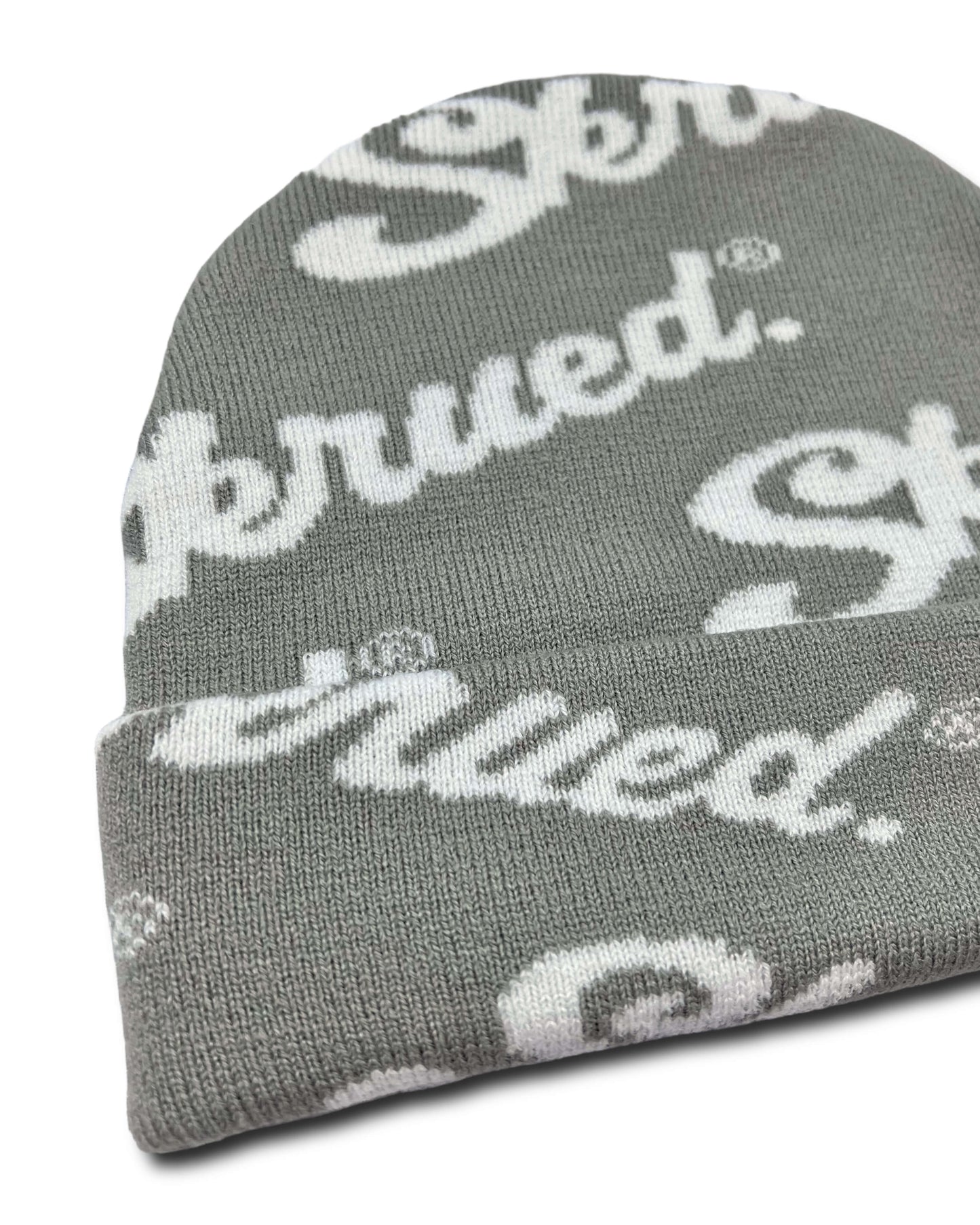 Chunky Logo Rib Knit Beanies