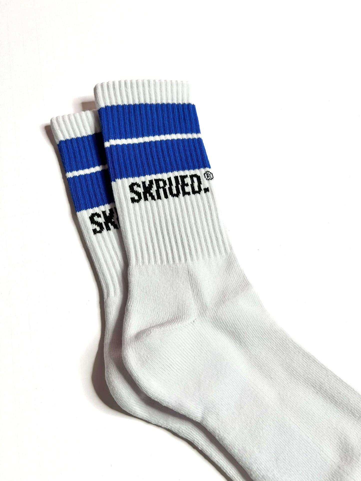 Jumbo Stripe Socks - Blue