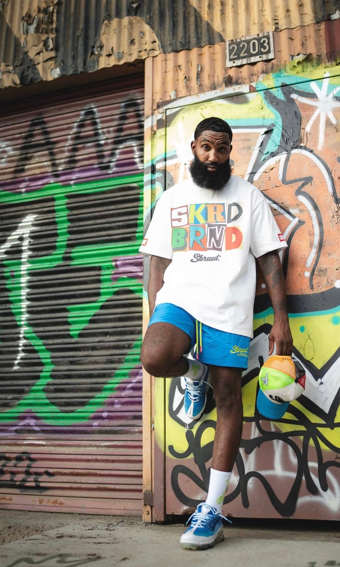 Chunky Logo Light Breeze Shorts - Summer Blue