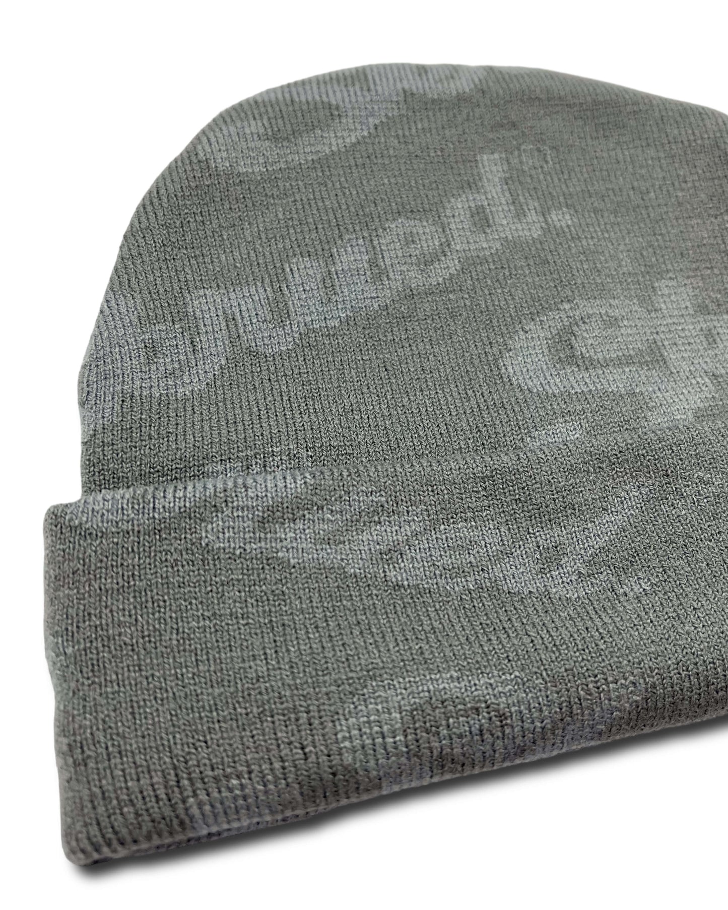 Chunky Logo Rib Knit Beanies