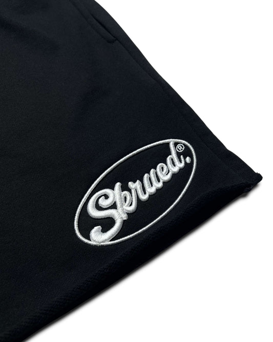 Chunky Oval Shorts - Black