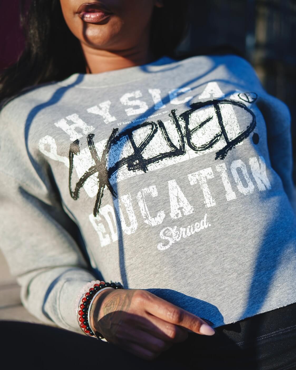 Women's Phys. Ed. Crop Crewneck