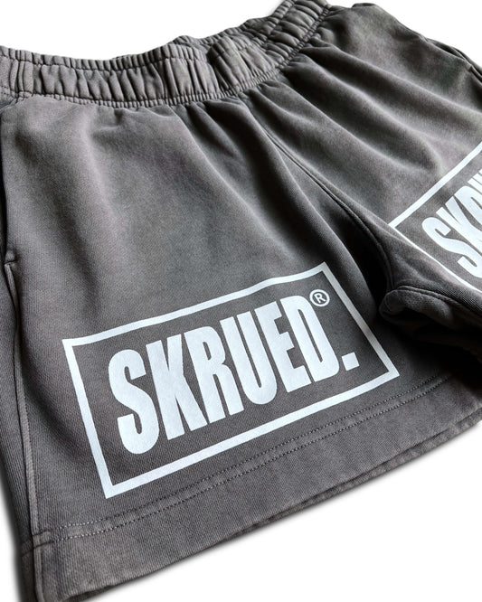 Classic Box Logo Sweat Shorts - Vintage Grey