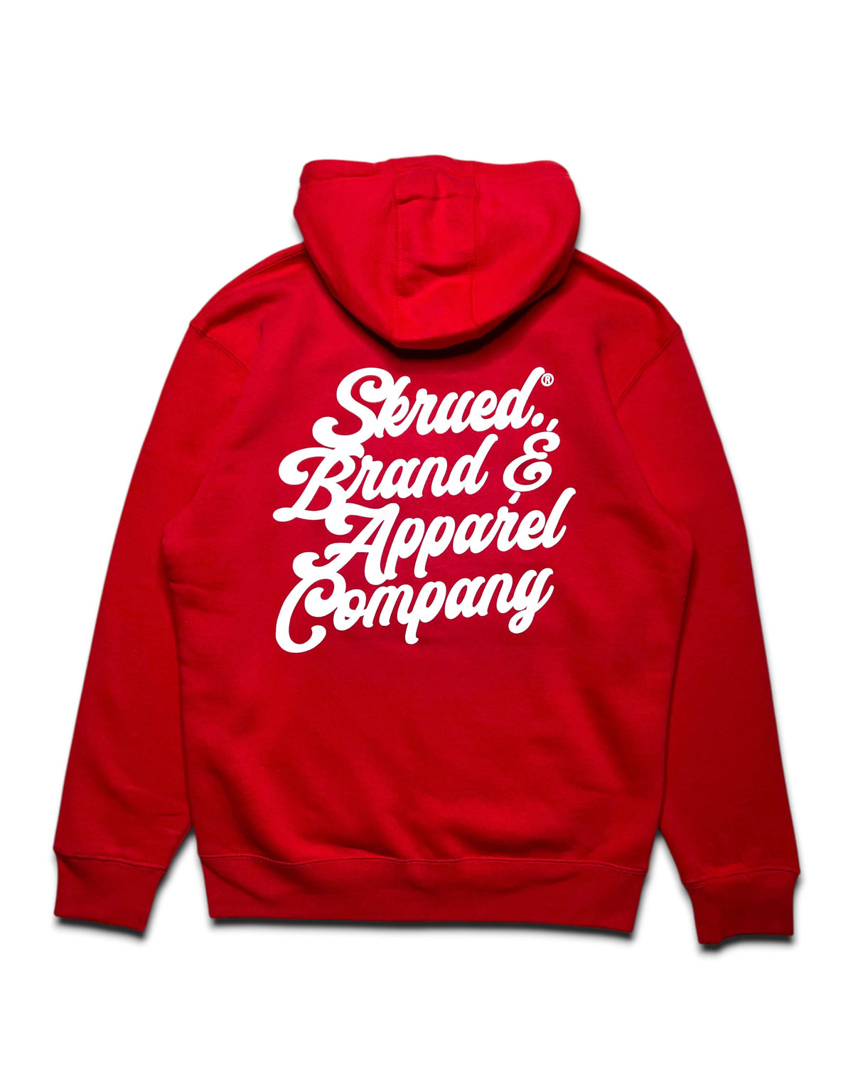 SKRUED Brand Zip Up Hoodie - Red