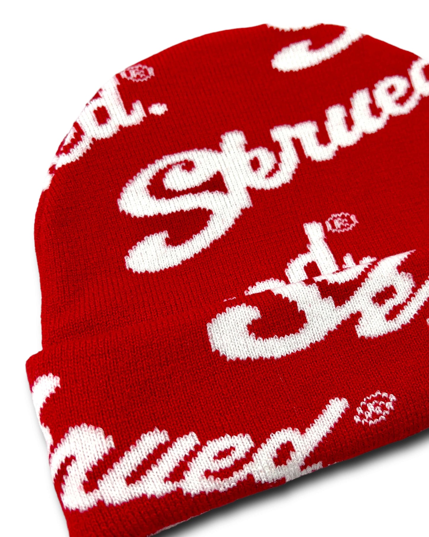 Chunky Logo Rib Knit Beanies