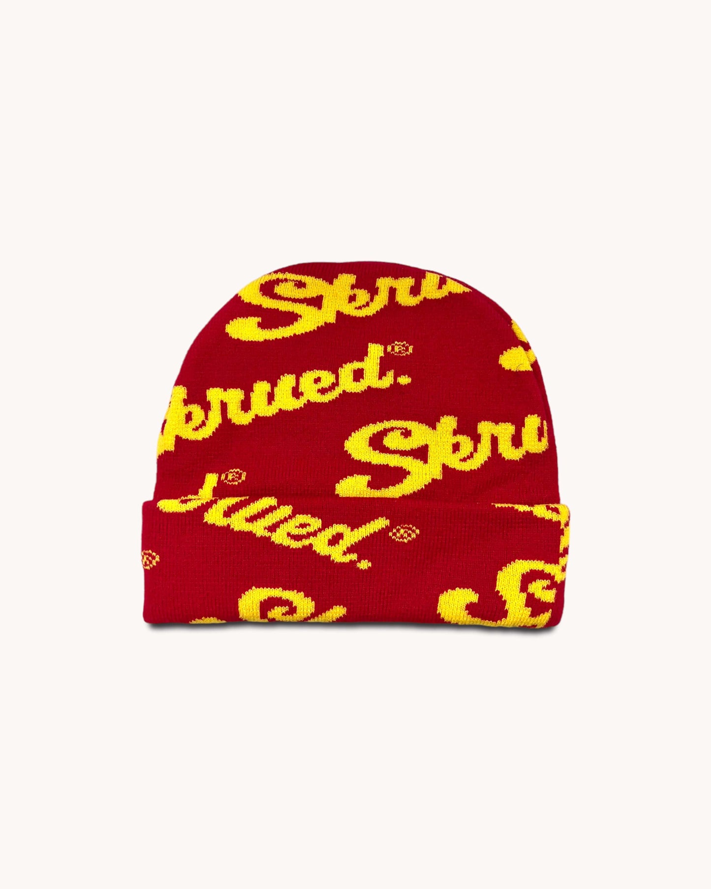 Chunky Logo Rib Knit Beanies