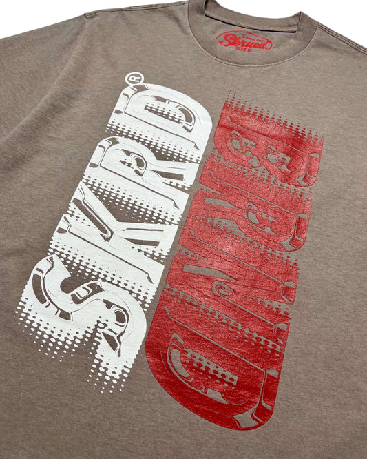 Liquid SKRD BRND Tee - Vintage Mushroom