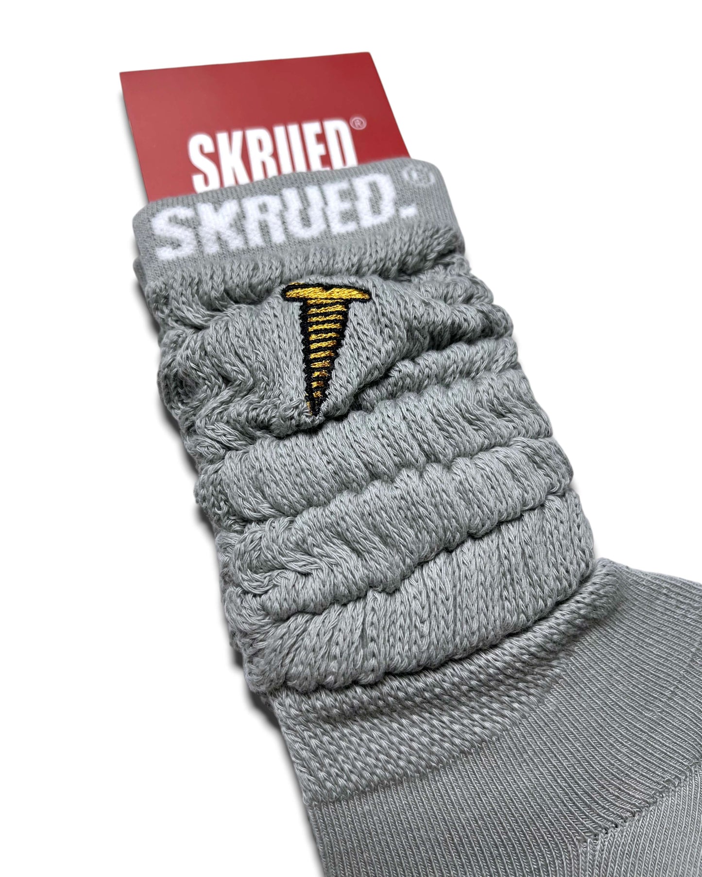 Inspire Logo Slouch Socks - Grey