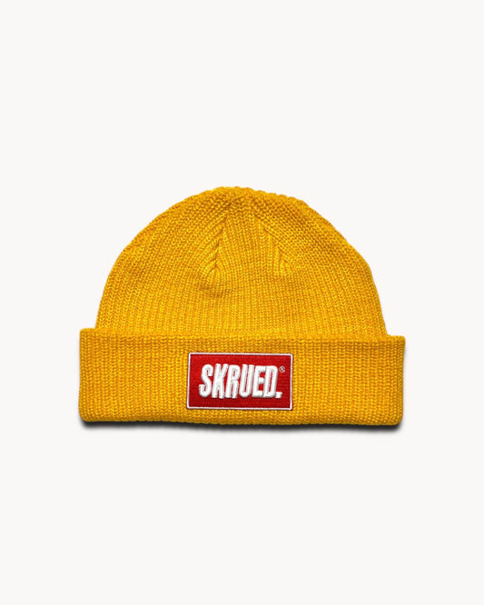 Classic Patch Beanie - Yellow