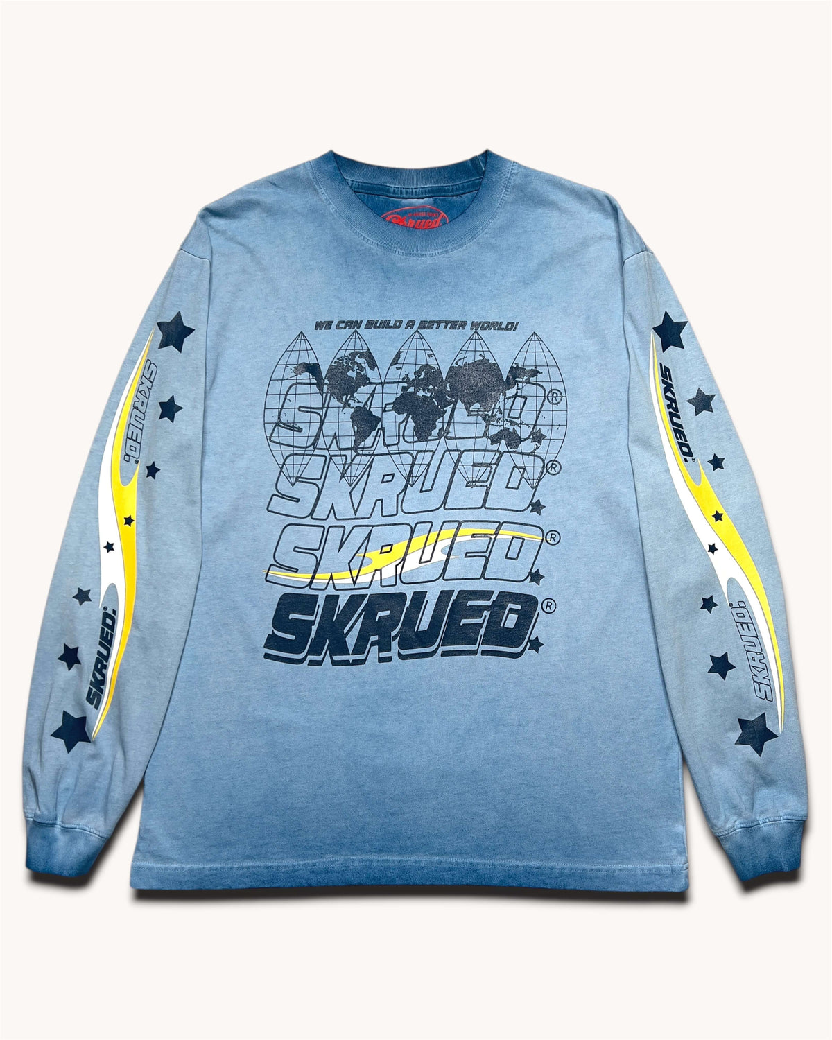 Better World Tee - Oil Wash Sky Blue