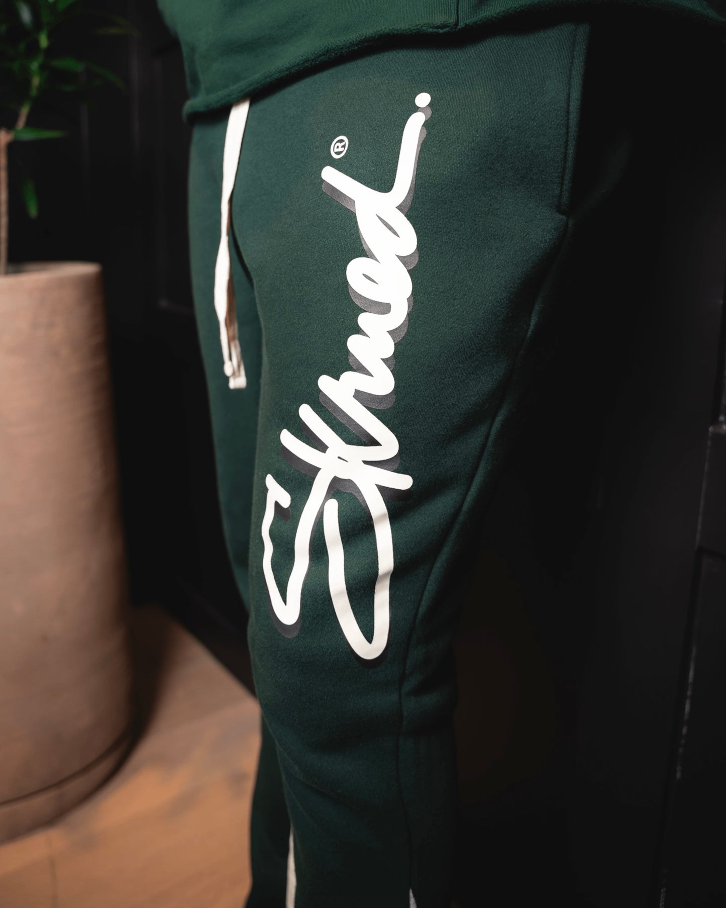 SKRUED Up Logo Flare Sweatpants