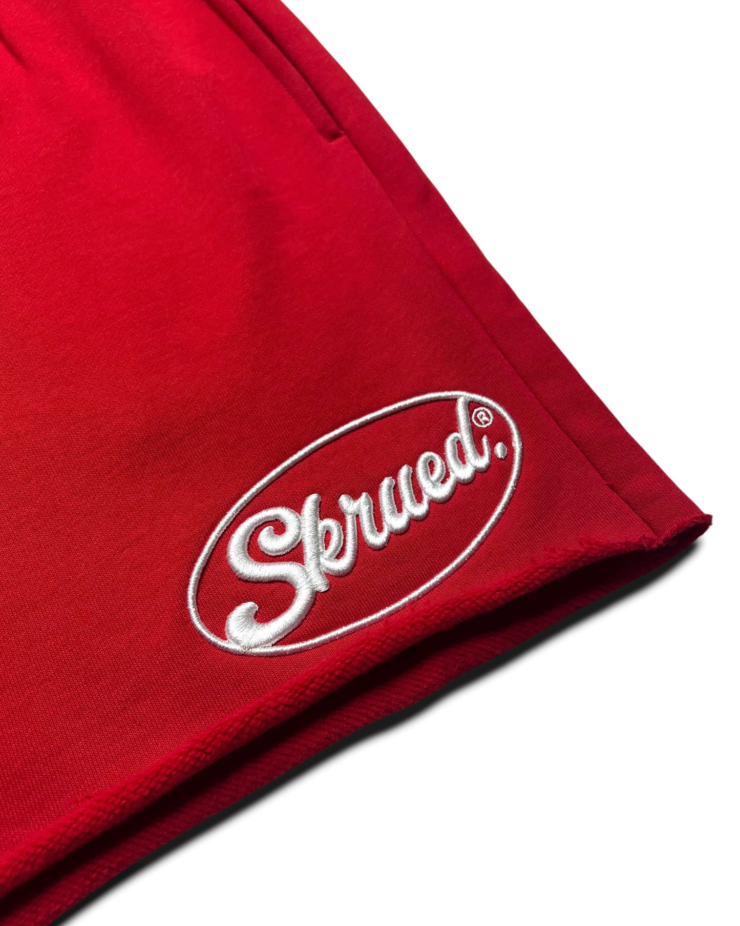Chunky Oval Shorts - Red