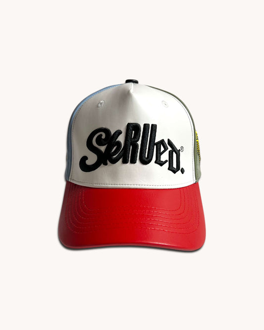 What The?! Logo Leather Hat