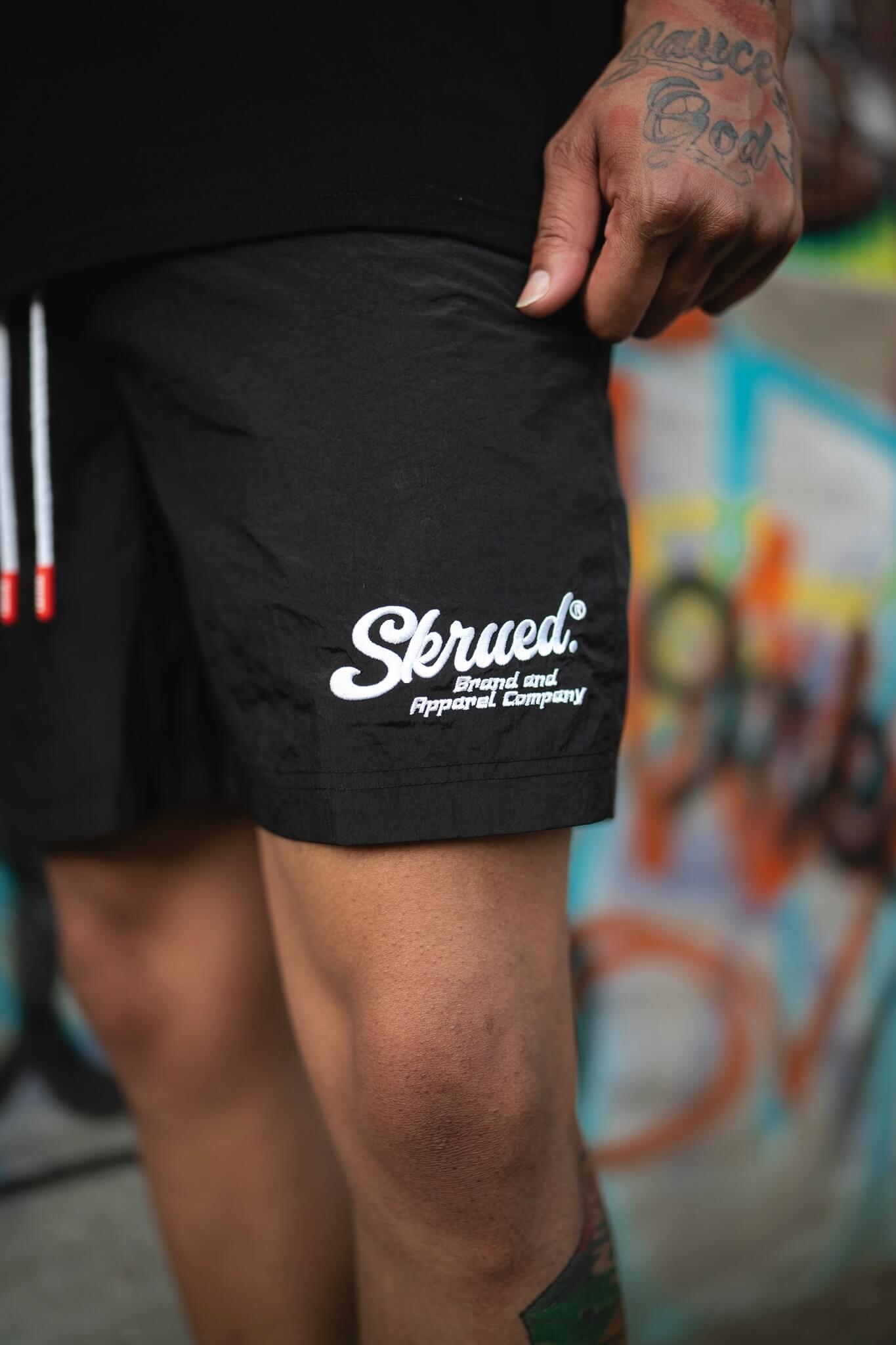 Chunky Logo Light Breeze Shorts - Black