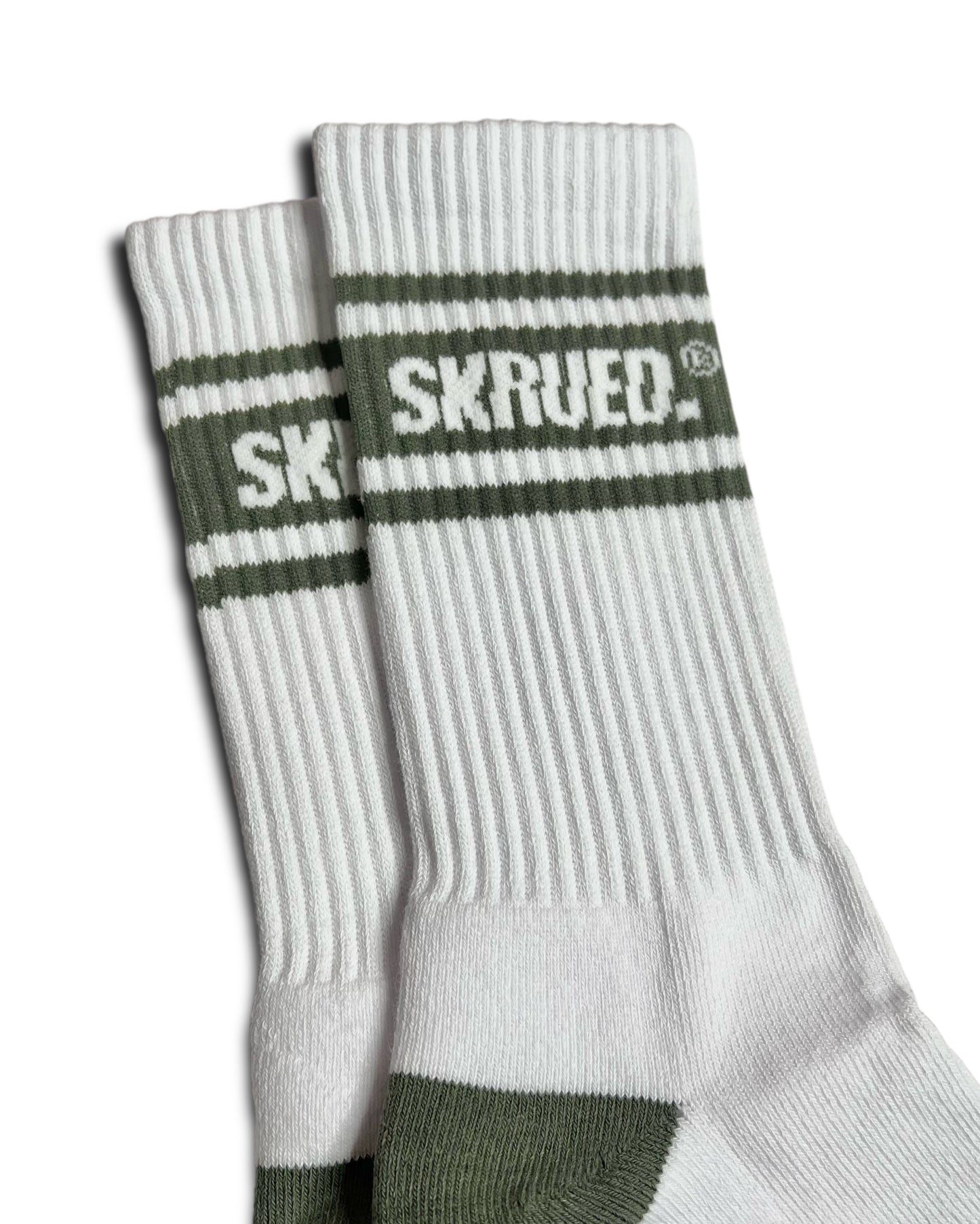 Classic Logo Bar Socks - Olive