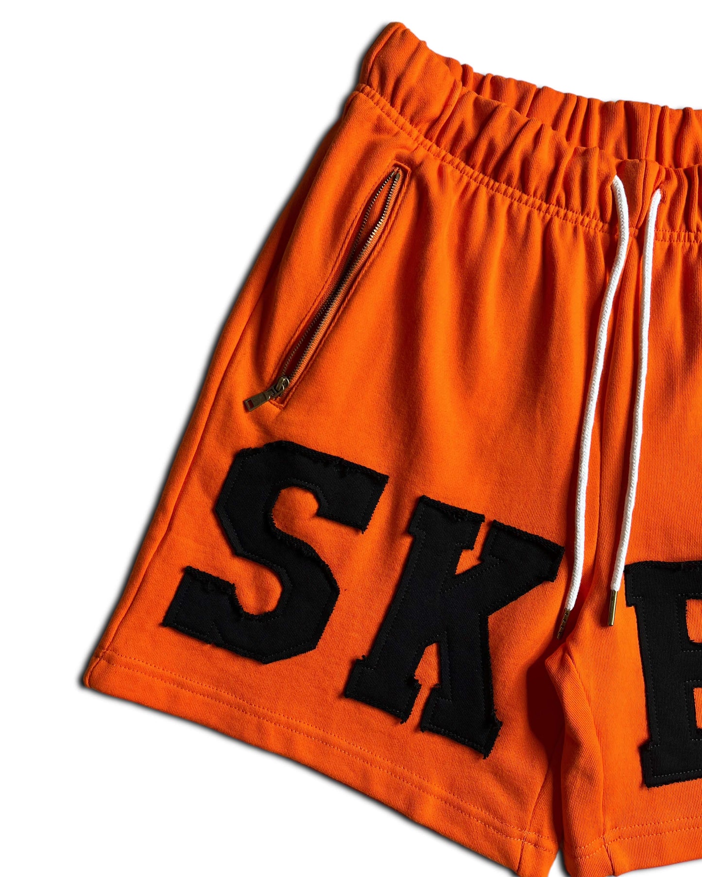 SKRD Applique Shorts - Orange