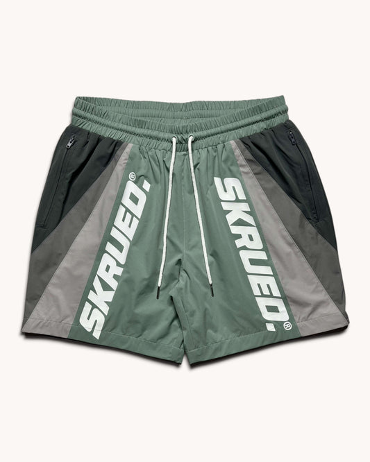 Heatwave Track Shorts - Mint