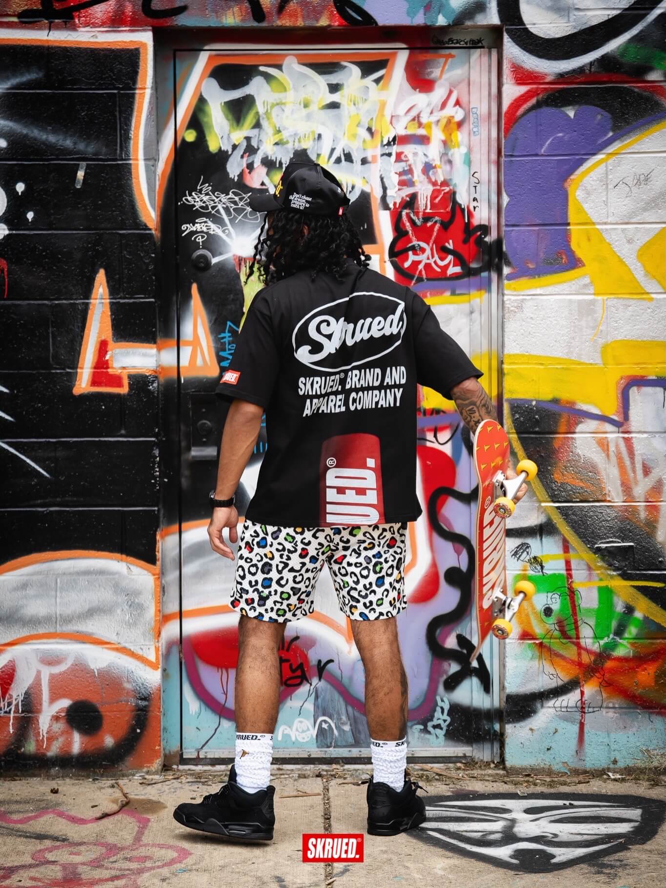 Leopard Mesh Shorts