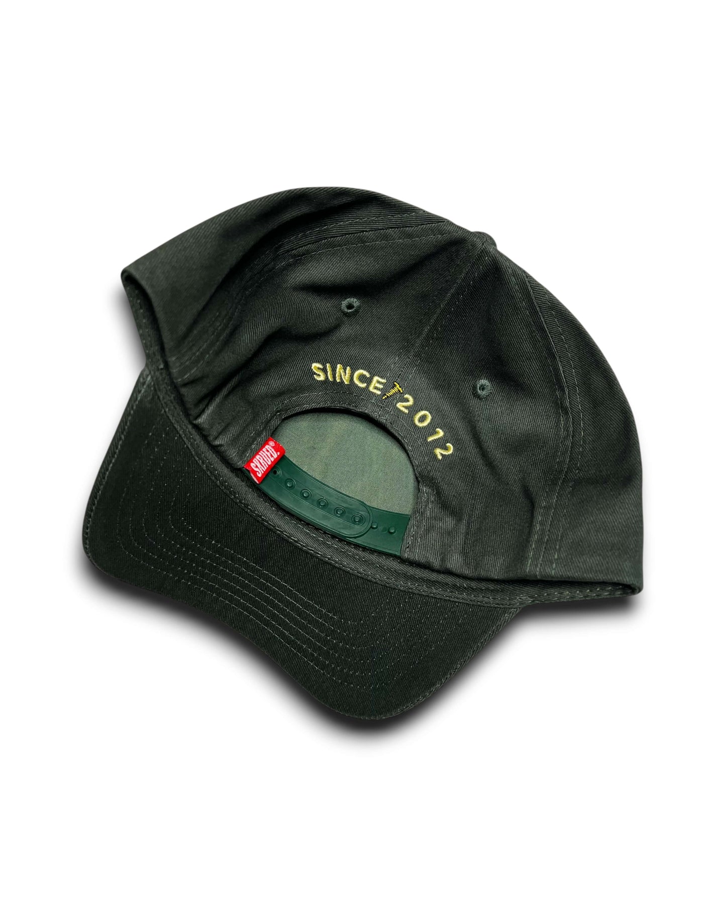 SKRD Logo Snapback Hat - Dark Olive