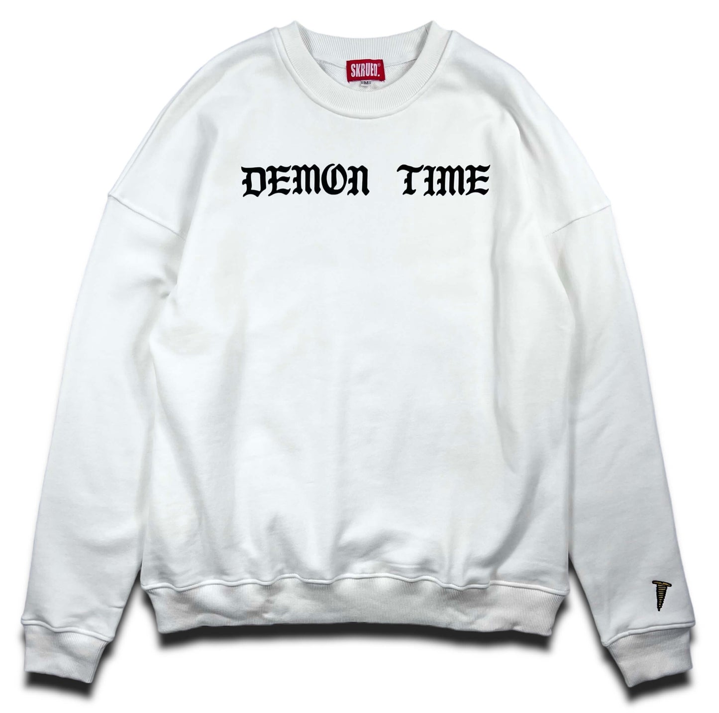 Demon Time Crewneck - White