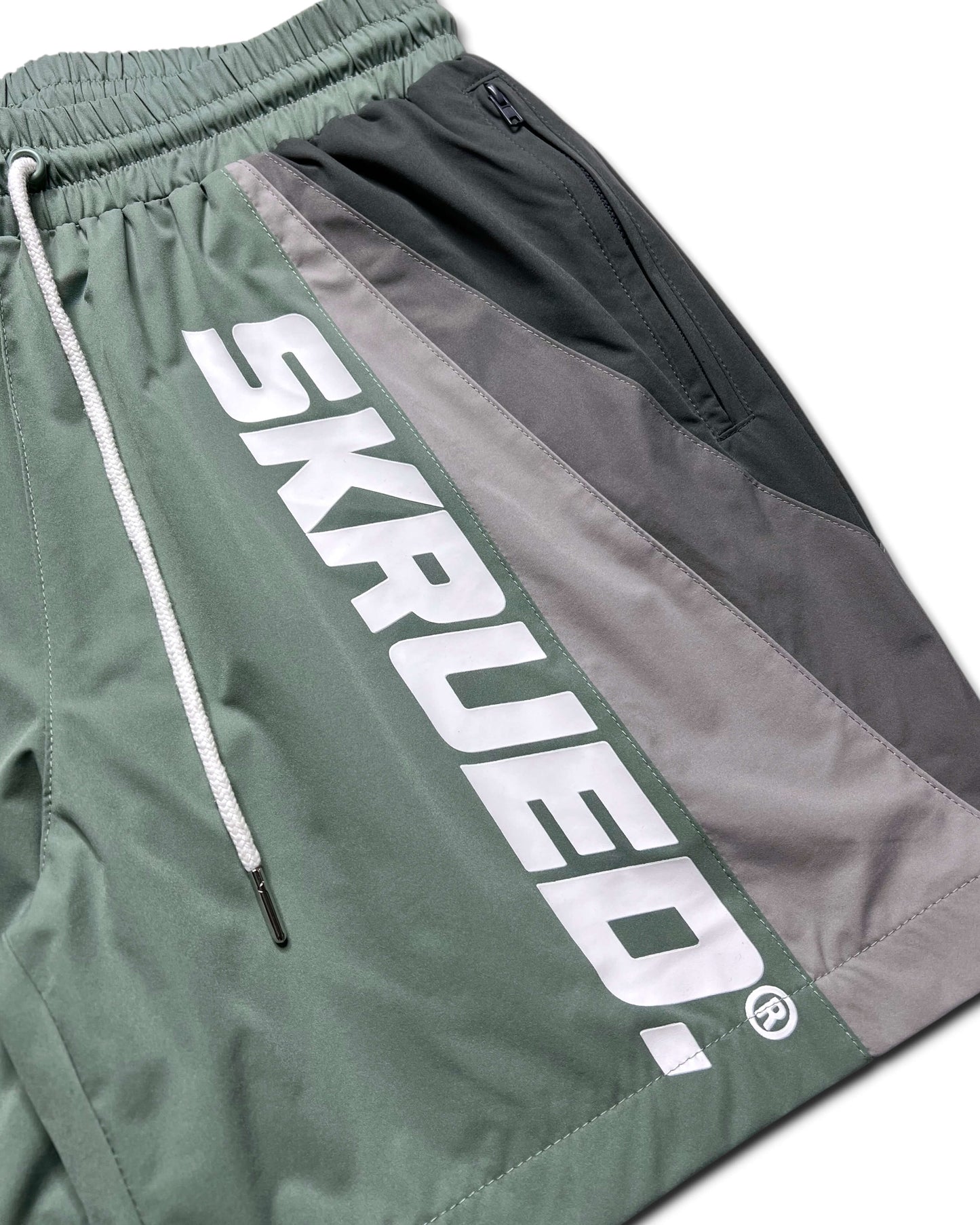 Heatwave Track Shorts - Mint