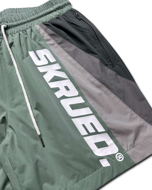Heatwave Track Shorts - Mint