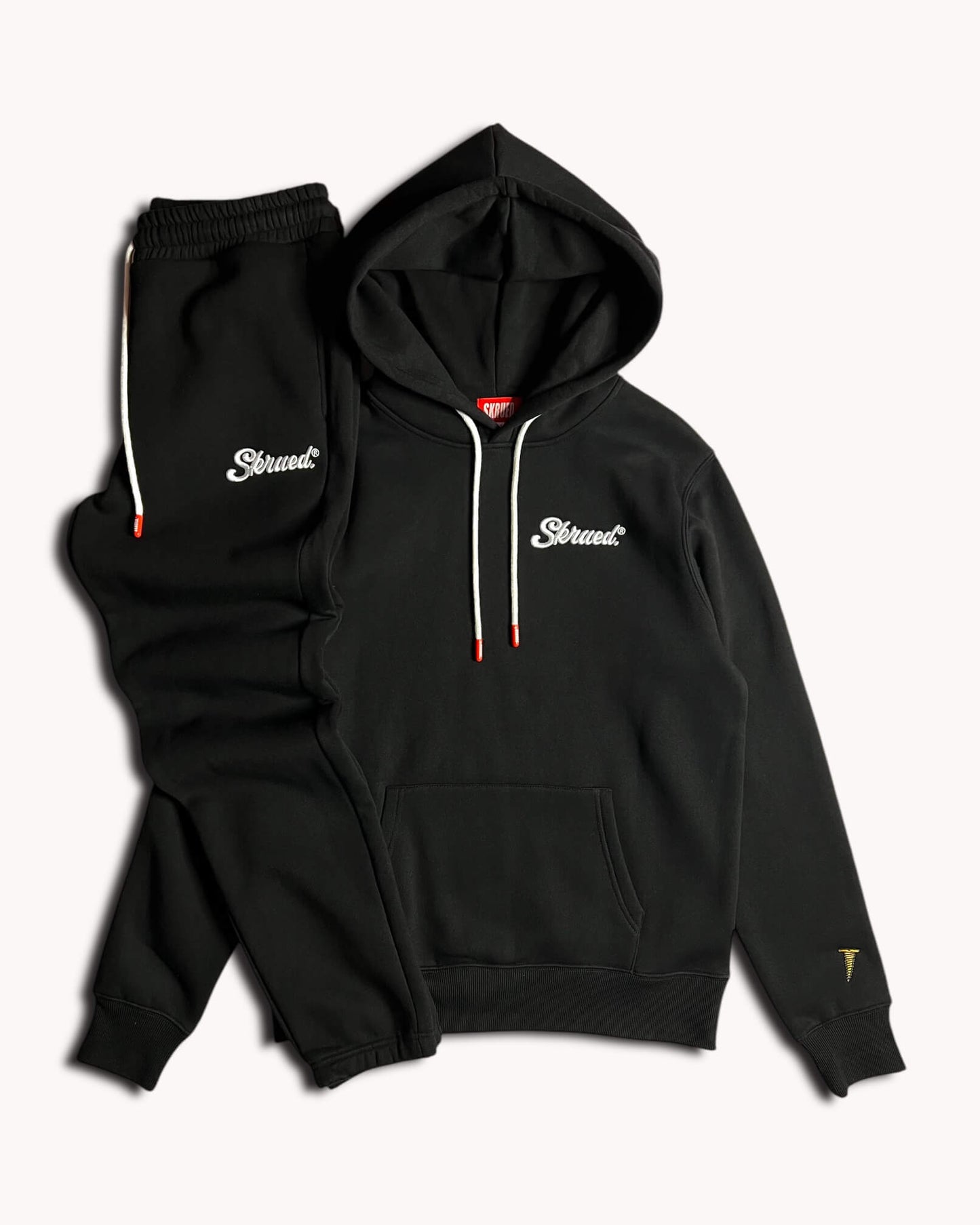 Micro Chunky Logo Sweatsuit - Black