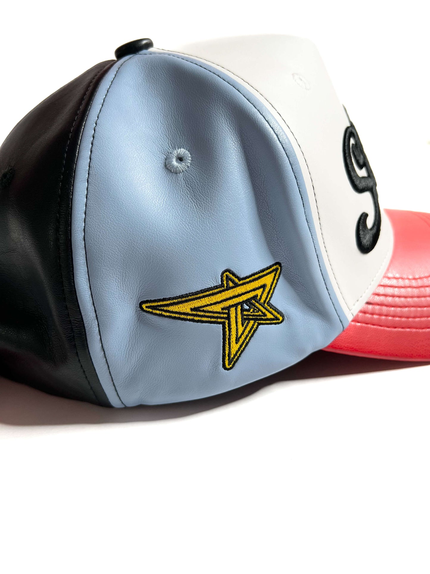 What The?! Logo Leather Hat